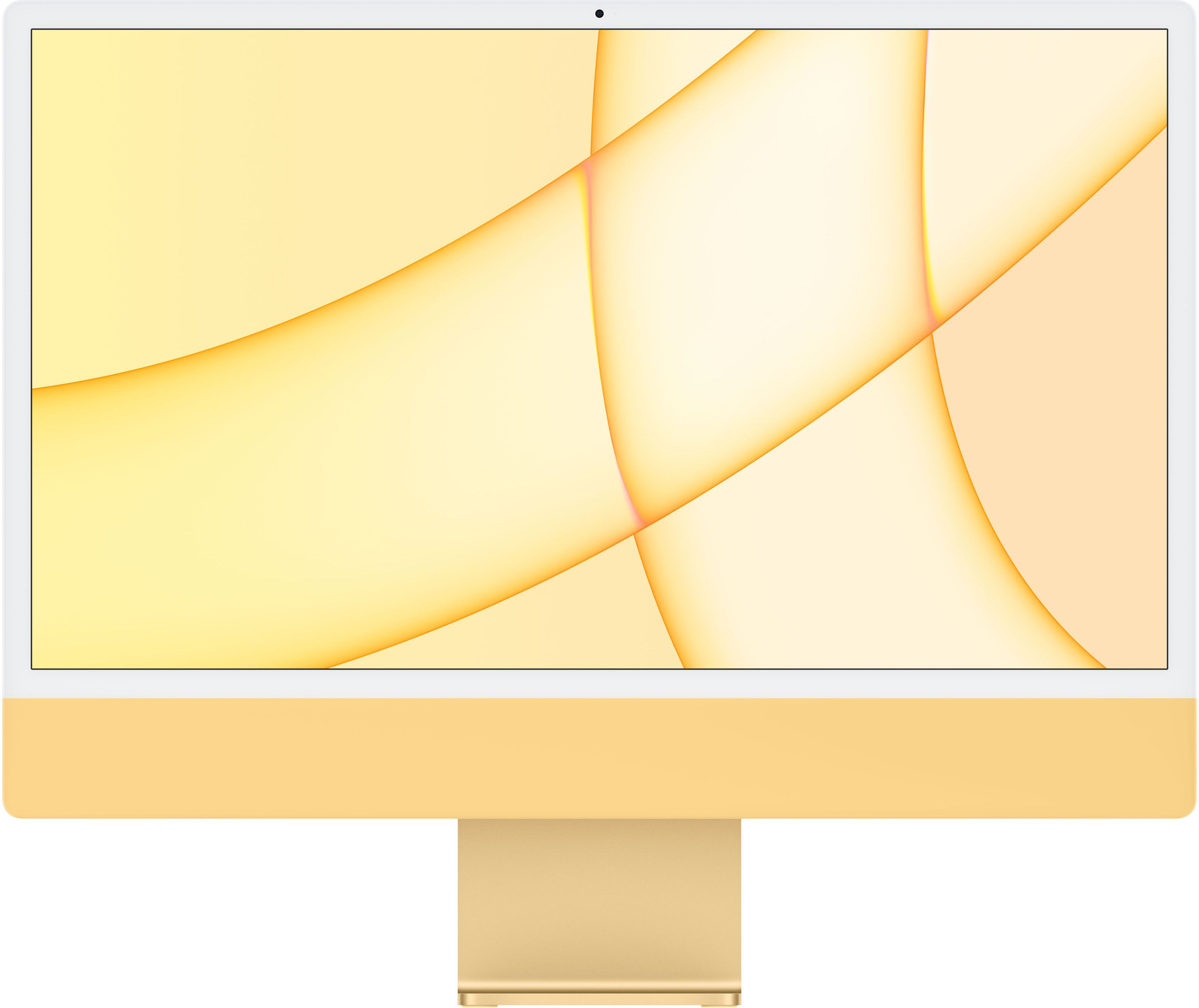 APPLE 24inch iMac with Retina 4.5K display Apple M1 chip with 8‑core CPU and 8‑core GPU 512GB - Yellow
